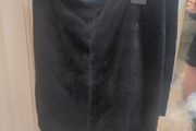 NEXT ladies black velvet crush feel skirt