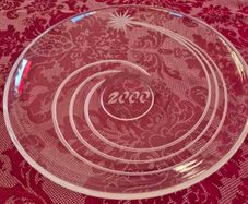 Marquis Crystal Waterford Milennium plate