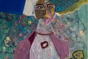 Original Abstract Painting abstract portrait contemporary portrait