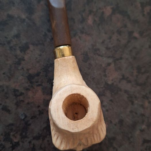 wooden pipe handmade