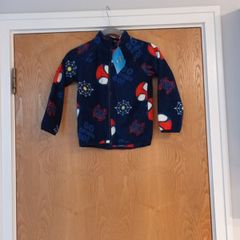 Dunnes Stores Navy Spiderman Zip -Up  Fleece.  Age 5-6  Years .  B.N.W.T