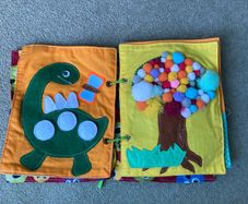 Sensory quiet book