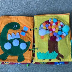 Sensory quiet book