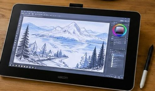 Wacom One Creative Pen Display Graphics Tablet