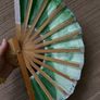 Colorful  wooden fan Image 3