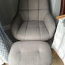 Lounge/Desk Swivel Chair and Footstool Image 4