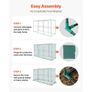 Crop Cage, 3.56 x 1.2 x 1.94 m Plant Protection Tent with Zippered Door, Wind-Resistant Tall Crop Cage, Easy to Install, Outdoor Raised Bed Cover, Tomato Plant Netting for Garden Patio Lawn Image 6