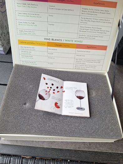 A lovely presentation box with lever corkscrew & primary wine aromas