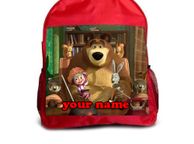 main image for ad Masha and the bear School back pack can be personalised