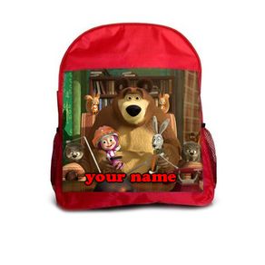 Masha and the bear School back pack can be personalised