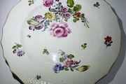 Antique Edme Samson Paris Cabinet Plate. Meissen Style, Rue Beranger. c.1873 to 1890