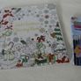 Adult Christmas Colouring Book & Colour Therapy Colouring Pencils Image 5