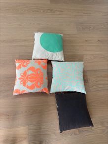 4 x Neon Australia Themed cushions