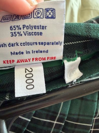 ballinteer community school uniform skirt BCS