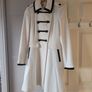 Military Style White Winter Coat Image 5