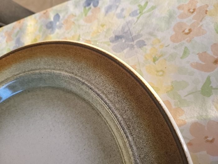 Celtic ceramic dinner plate