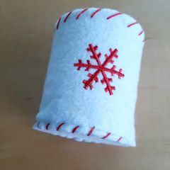 2026 Snowflake nightlight glass