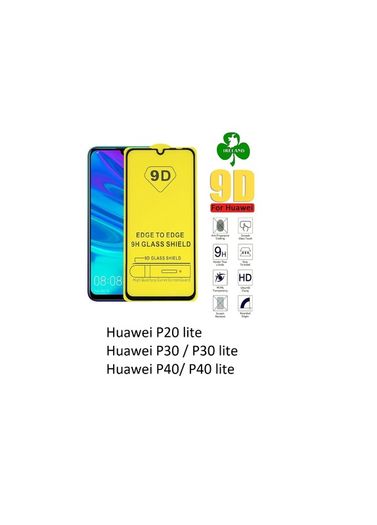 For Huawei P20 lite/ P30/ P30 lite/ P40/ P40 lite Tempered Glass 9D Full Glue Full Screen Tempered Glass New