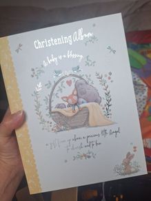 Christening photo album