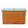 Garden Storage Box 126x72x72 cm Wood Image 4