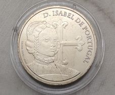 Portugal 5 Euro Base Metals Uncirculated Coin 2015 - D. Isabel de Portugal - Queens of Europe series