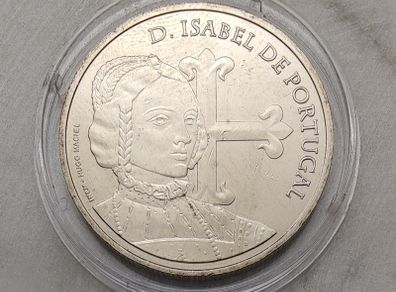 Portugal 5 Euro Base Metals Uncirculated Coin 2015 - D. Isabel de Portugal - Queens of Europe series
