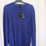 New Boss Men's Fine Knit Purple Medium Jumper Image 5