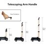 Folding Hand Truck, with Noiseless Wear-Resistant PU Tank Wheels and Adjustable Aluminum Alloy Drawbar Image 4