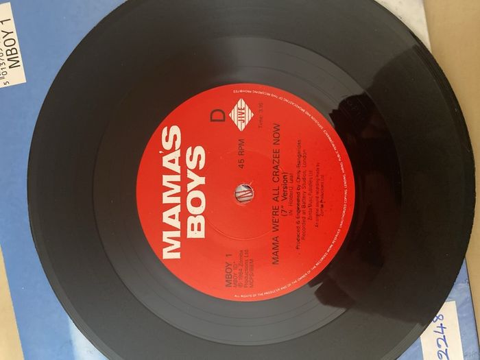 Mamas boys double single vinyl