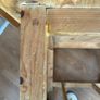Vintage handmade wooden coffee table Image 5