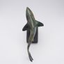Great White Shark (32cm) - Patinated Bronze Image 8