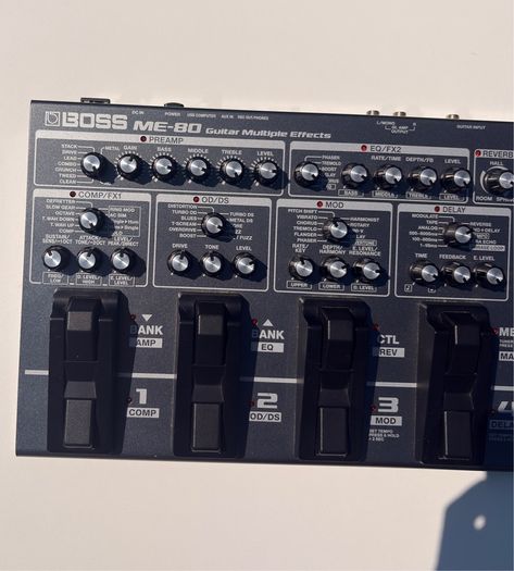 BOSS ME-80 Pedal Board