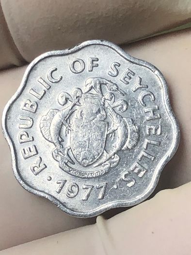 Seychelles 5 Cents 1977 Fish Low Mintage