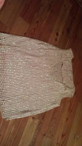 River Island White Sequined Top