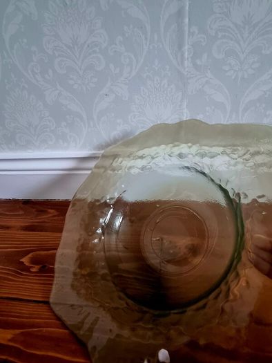 Large Vintage Glass Bowl