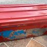 Large painted metal storage chest Image 6