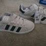 adidas light grey dark grey black campus shoes UK8.5 Image 4