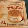Roquefort Cheese advertisement tin sign Image 2