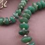 Vintage Tire Shape Jade Beaded Necklace Image 6