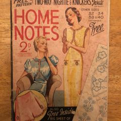 Vintage 1938 Home Notes Magazine