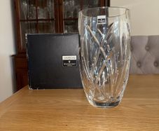 John Rocha Signature Waterford Crystal 10 inch Vase- Made in Ireland