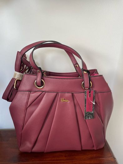 Dice large handbag with shoulder strap