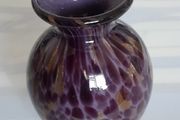 Purple - Gold -  Art Glass Vase