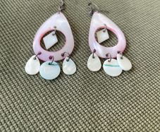 Vintage Mother of Pearl drop earrings