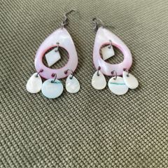 Vintage Mother of Pearl drop earrings