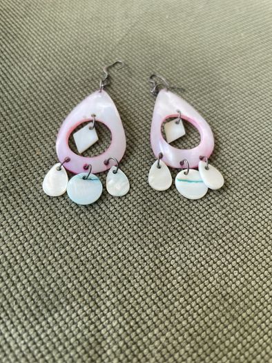 Vintage Mother of Pearl drop earrings