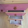 Chest of Drawers Pink & Pine Image 3