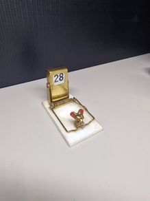 Vintage Desk Calendar  Mouse & Mousetrap Design
