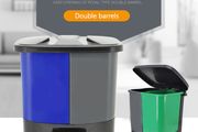 Classified Waste Recycling Trash Bin 40L for Indoor Use