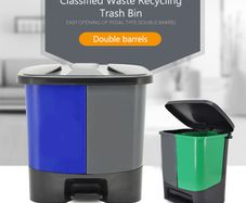 Classified Waste Recycling Trash Bin 20L for Indoor Use